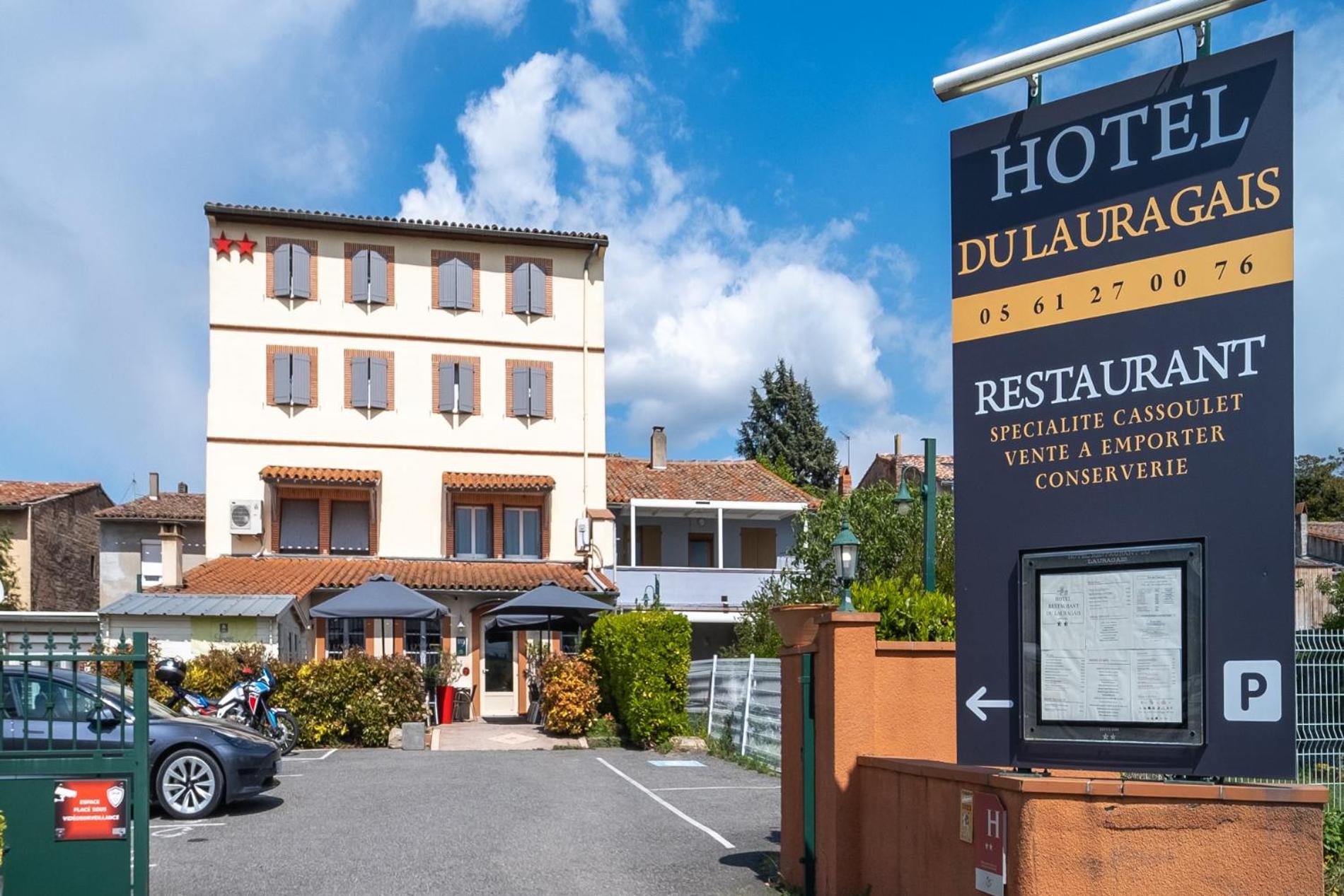 Hotel Restaurant Du Lauragais Logis De France Вилфранш-дьо-Лораге Екстериор снимка