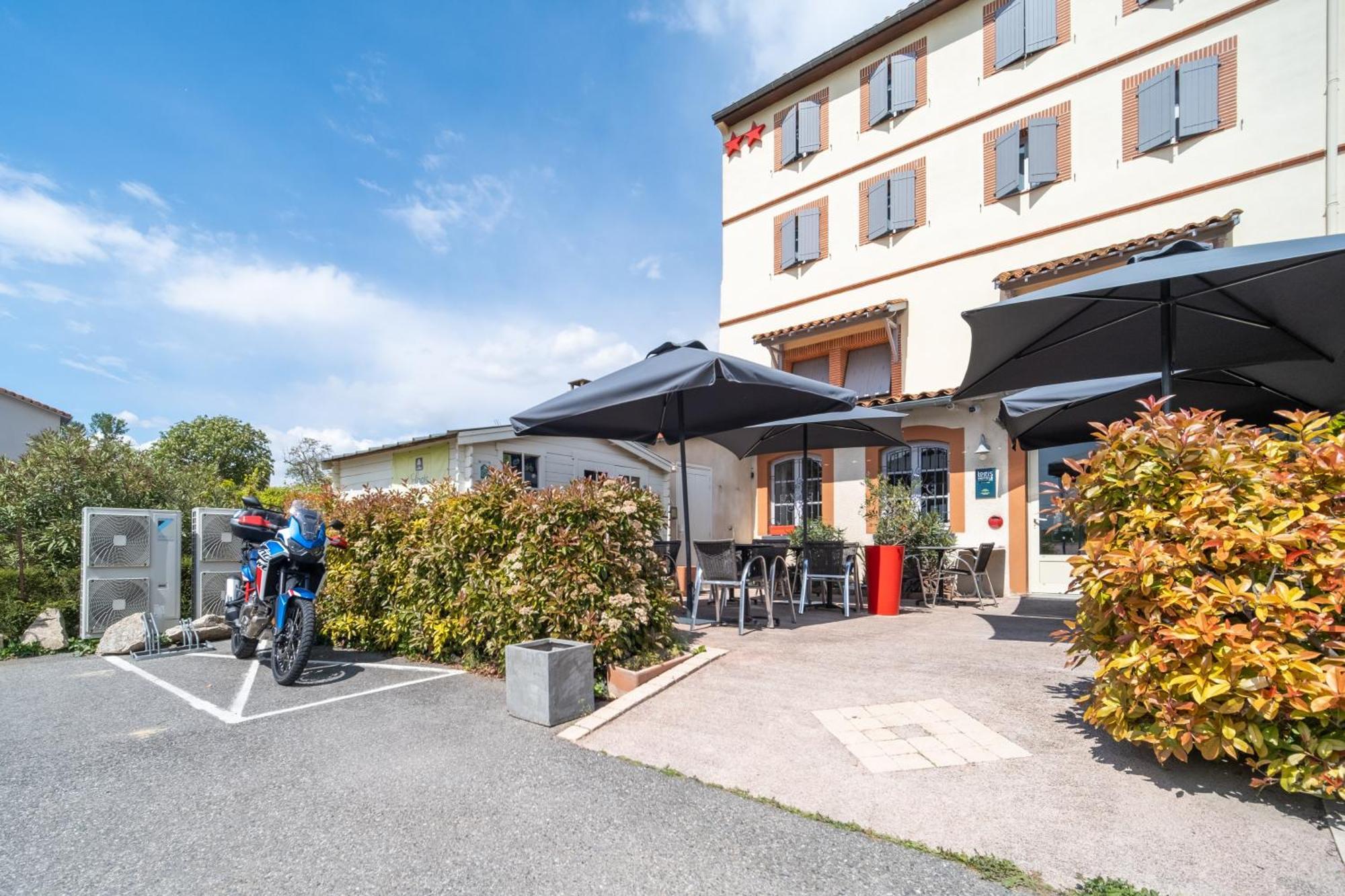 Hotel Restaurant Du Lauragais Logis De France Вилфранш-дьо-Лораге Екстериор снимка